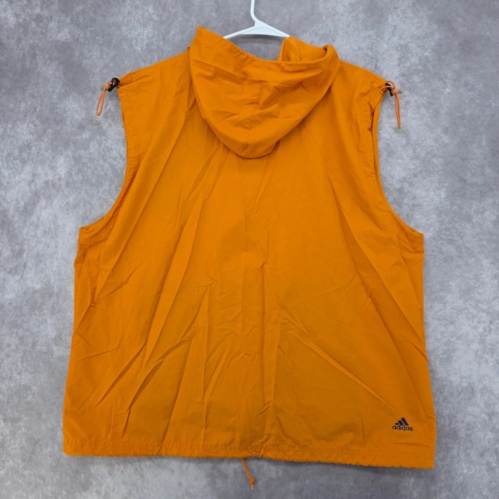 adidas sleeveless hooded